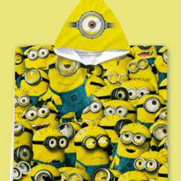 Dětské pončo s kapucí Minions 2