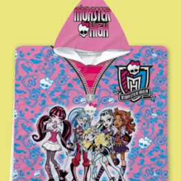 Dětské pončo s kapucí Monster High