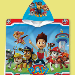 Dětské pončo s kapucí Paw Patrol (Pes Patrola)