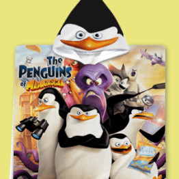 Dětské pončo s kapucí Penguins