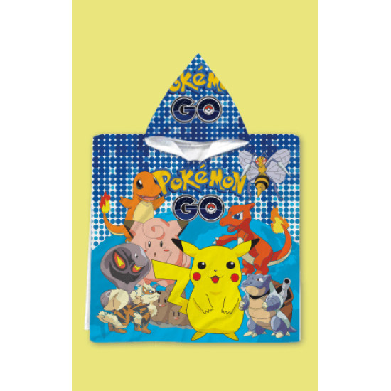 Dětské pončo s kapucí Pokémon GO