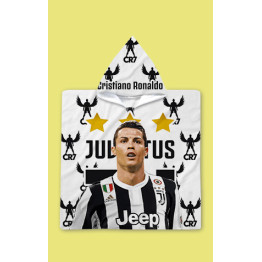 Dětské pončo s kapucí Ronaldo Juventus