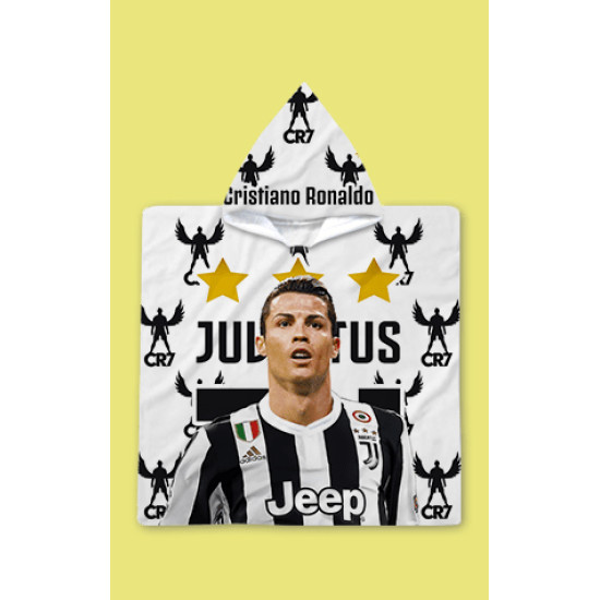 Dětské pončo s kapucí Ronaldo Juventus