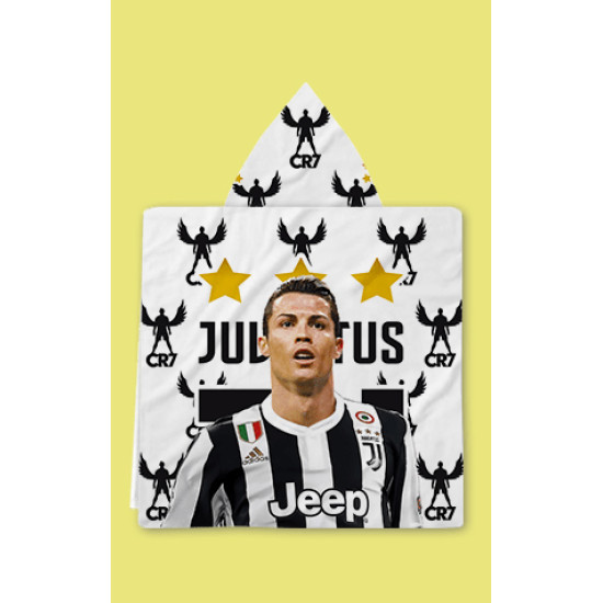 Dětské pončo s kapucí Ronaldo Juventus