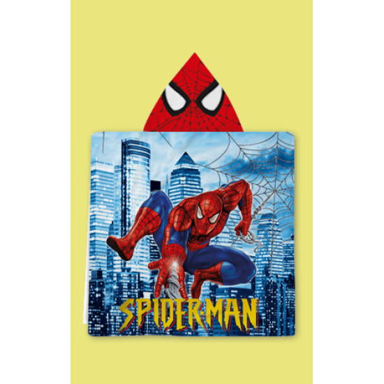 Dětské pončo s kapucí Spider-Man