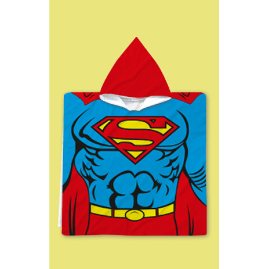 Dětské pončo s kapucí Superman