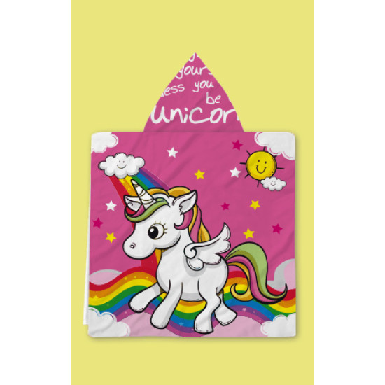 Dětské pončo Unicorn