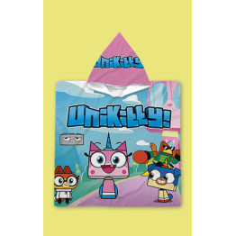 Dětské pončo s kapucí Unikitty