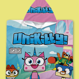 Dětské pončo s kapucí Unikitty