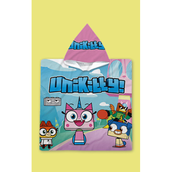 Dětské pončo s kapucí Unikitty