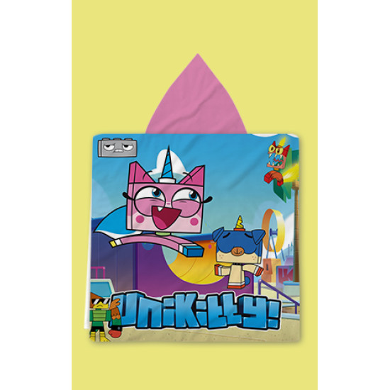 Dětské pončo s kapucí Unikitty