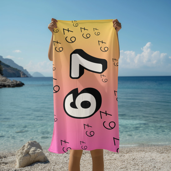 Dětská plážová osuška 6–7 Duha