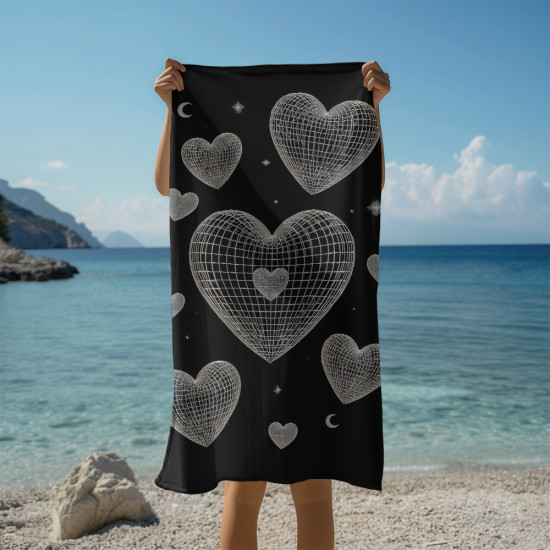 Stylová plážová osuška Y2K Love
