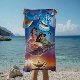 3D dětská osuška Aladin a Jasmína