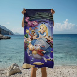 3D osuška Alenka v říši divů