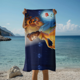 3D osuška Kráska a zvíře