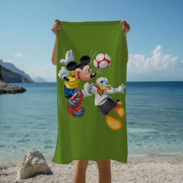 Plážová osuška Sportovní dobrodružství Mickeyho a Donalda