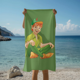 3D osuška Petr Pan Green