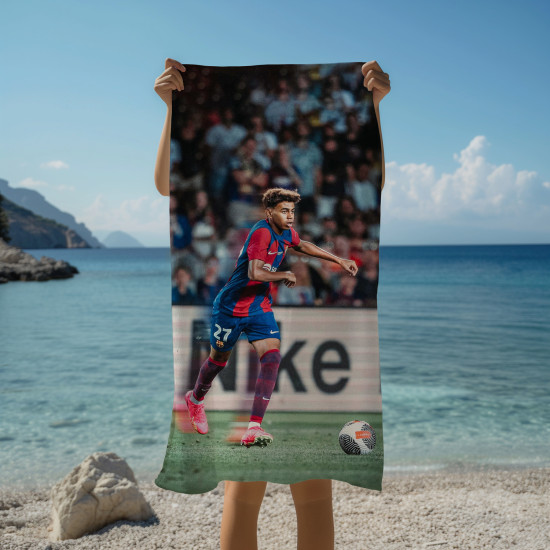Plážová osuška Lamine Yamal Barcelona