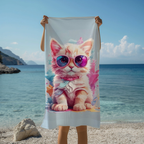 Plážová osuška Kočičí duha