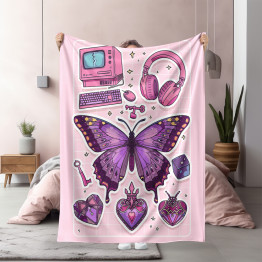 Moderní deka pro teenagery Y2K Fashion