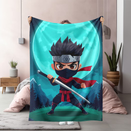 Dětská fleecová deka Ninja
