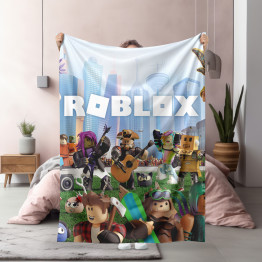 3D dětská deka Roblox z měkkého fleecu