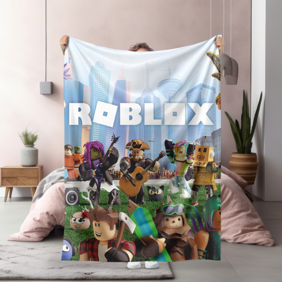 3D dětská deka Roblox z měkkého fleecu