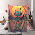 Stylová deka Robot Skater