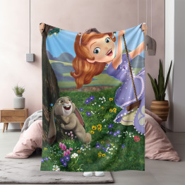 Dětská deka Sofie První a Clover