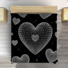 Stylový přehoz na postel Y2K Love