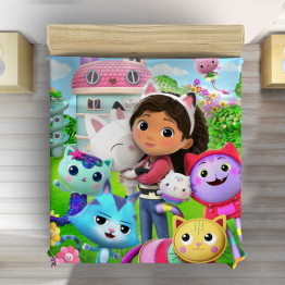 Dětský přehoz na postel Gabby's Dollhouse