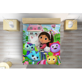 Dětský přehoz na postel Gabby's Dollhouse