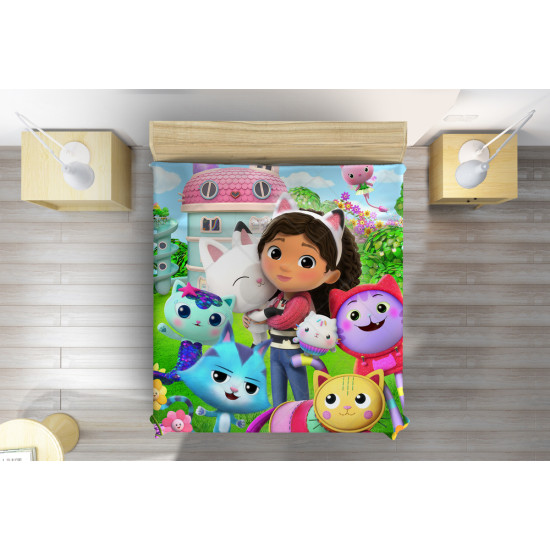 Dětský přehoz na postel Gabby's Dollhouse