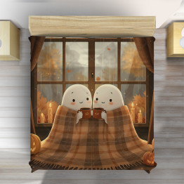 3D přehoz na postel Halloween doma