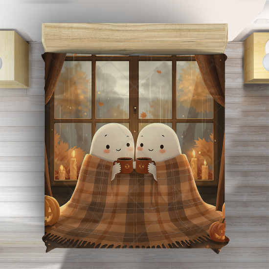 3D přehoz na postel Halloween doma