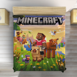 Pestrobarevný přehoz Minecraft Spring
