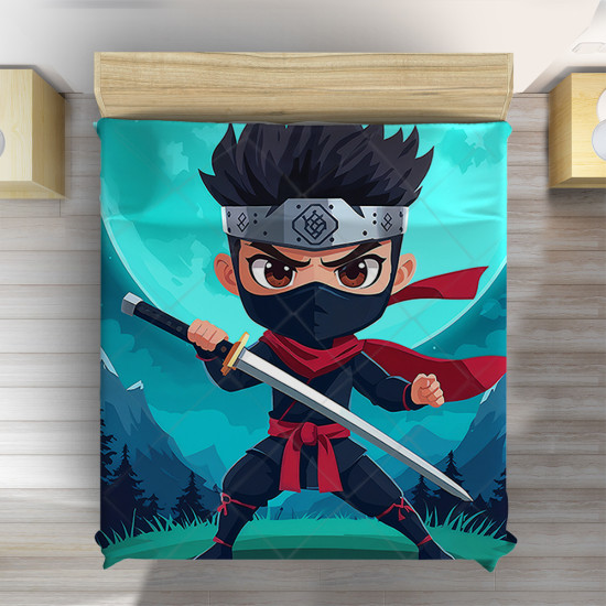 Dětský přehoz na postel Ninja