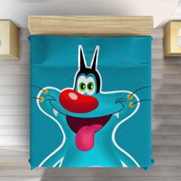 Přehoz na postel Oggy a švábi