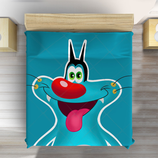 Přehoz na postel Oggy a švábi