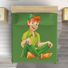 3D přehoz na postel Petr Pan Green