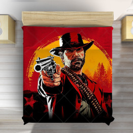 3D přehoz na postel Red Dead Redemption