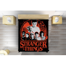 Efektní přehoz na postel Stranger Things