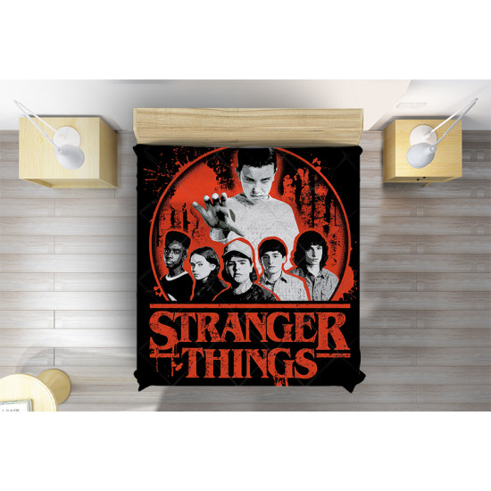 Efektní přehoz na postel Stranger Things