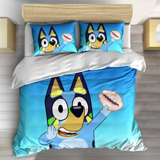 3D ložní povlečení Dobrodružství Bluey