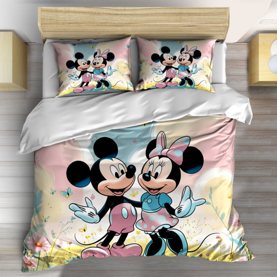 3D ložní povlečení Kouzlo Mickeyho a Minnie