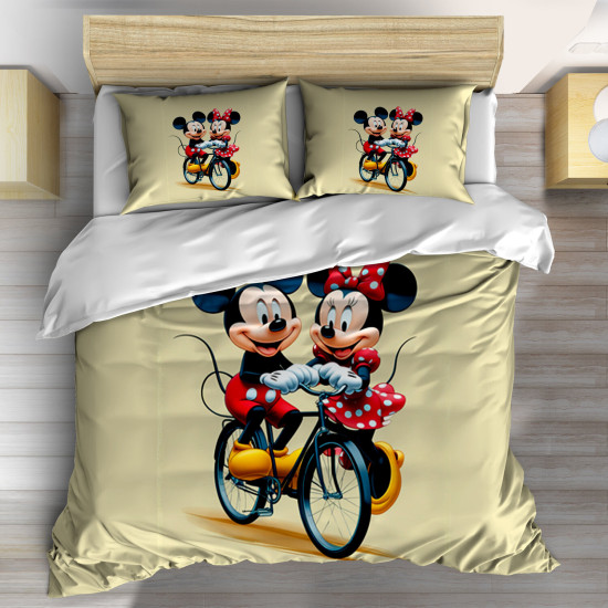 Ložní povlečení Cyklistické dobrodružství Mickeyho a Minnie