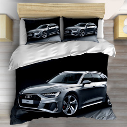Ložní povlečení Stříbrné Audi