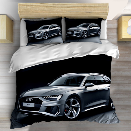Ložní povlečení Stříbrné Audi
