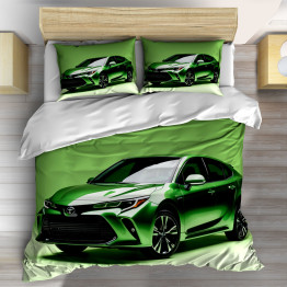 Ložní povlečení Zelená Toyota